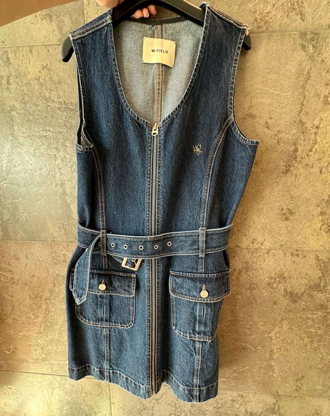 위씨엘로 W.CIELO 진청원피스 상품이미지1