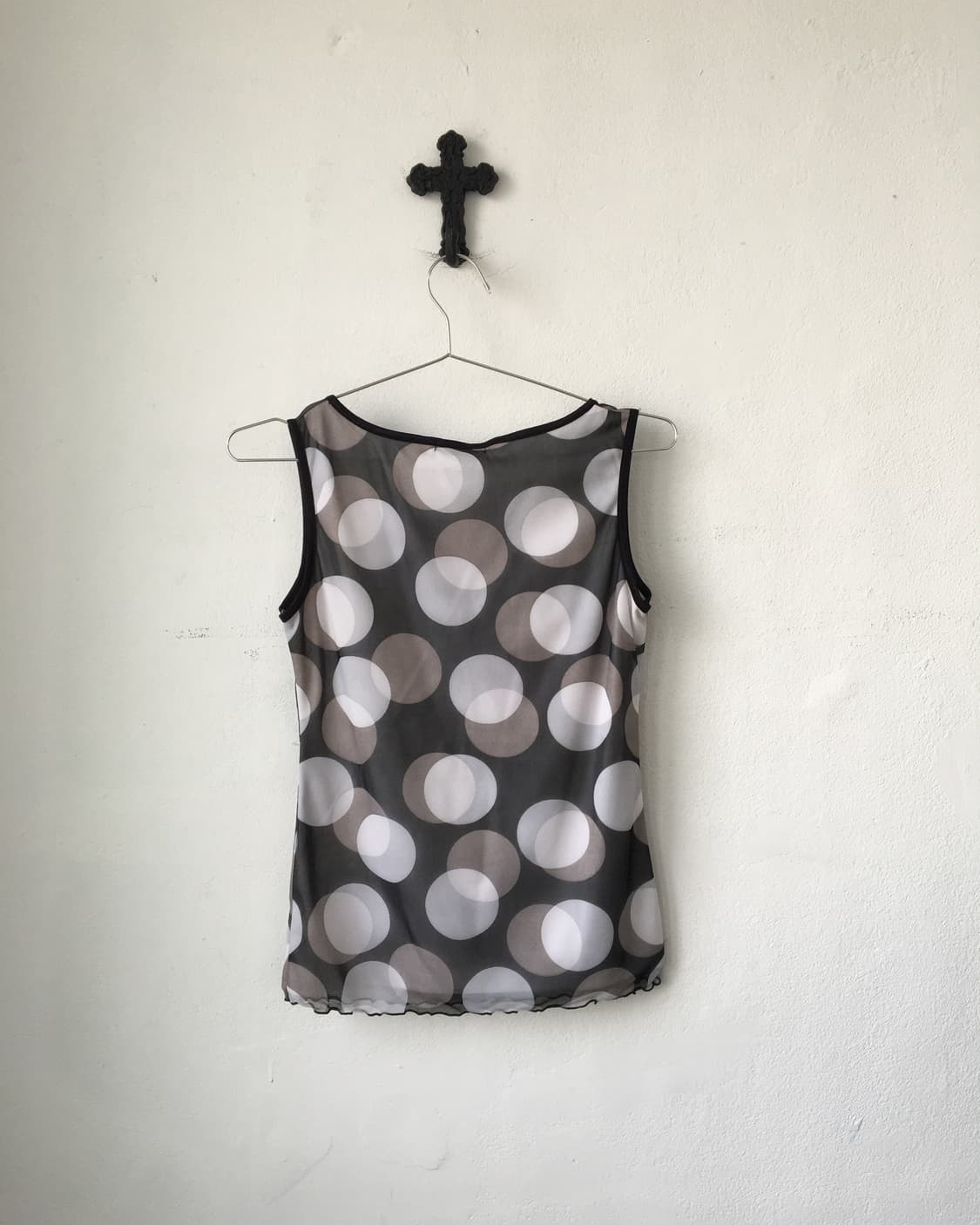 Dot pattern sleeveless 상품이미지3
