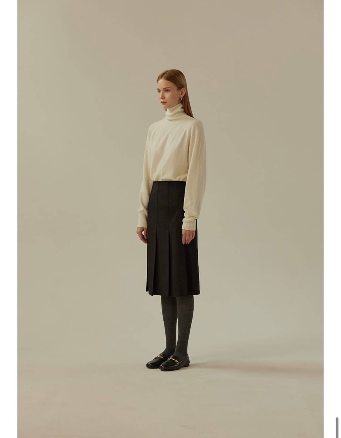 망고매니플리즈 CLASSIC PLEATS SKIRT(블랙. S) 상품이미지4