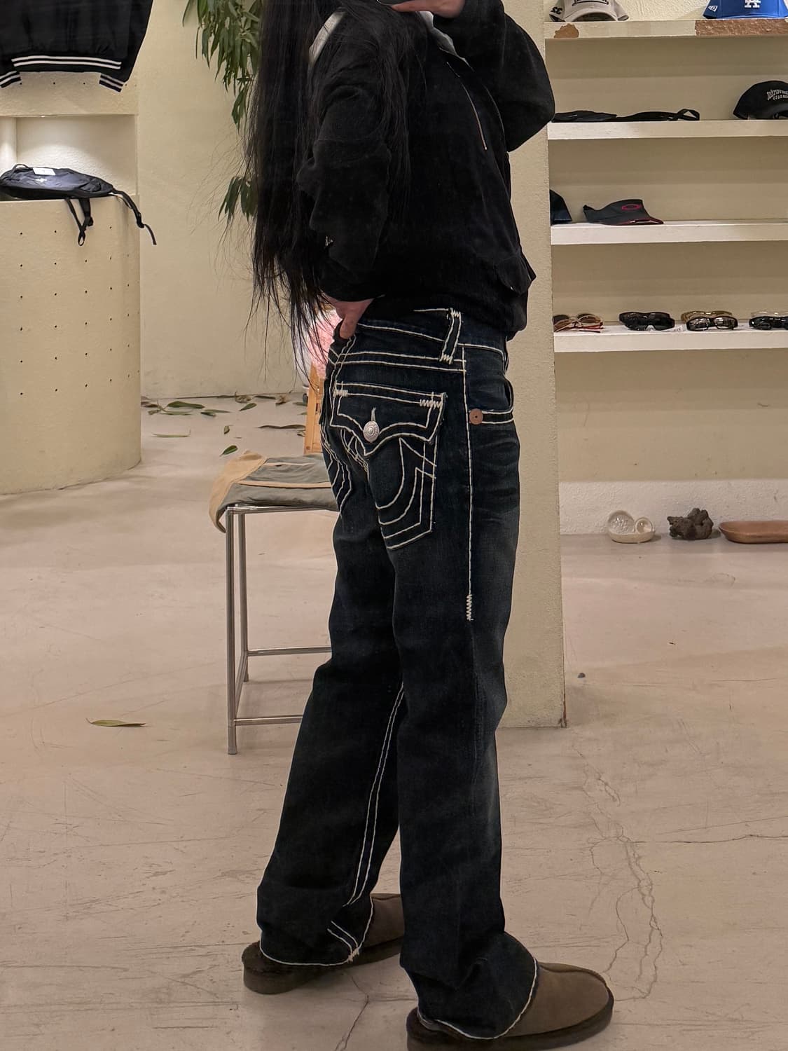 트루릴리전 워시드 데님 U500 상품이미지2