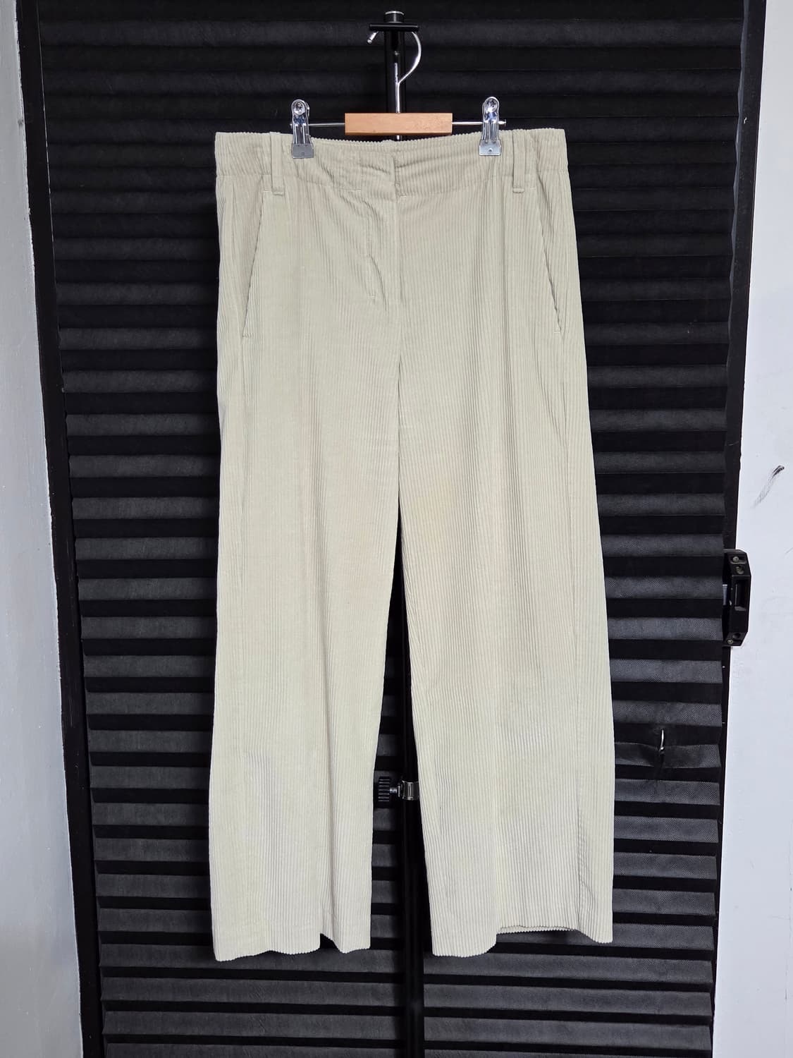 (정품) [에스 막스마라] 코튼 코듀로이 와이드 팬츠 | 00074 상품이미지1