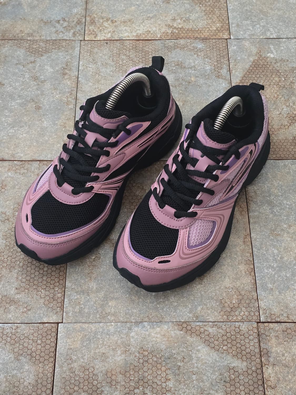 (230)휠라 인터런 핑크 블랙  상품이미지1