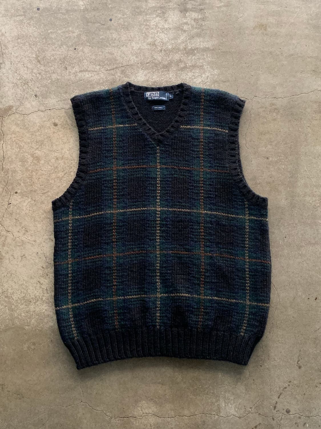 폴로 랄프로렌 울 니트 베스트 상품이미지1