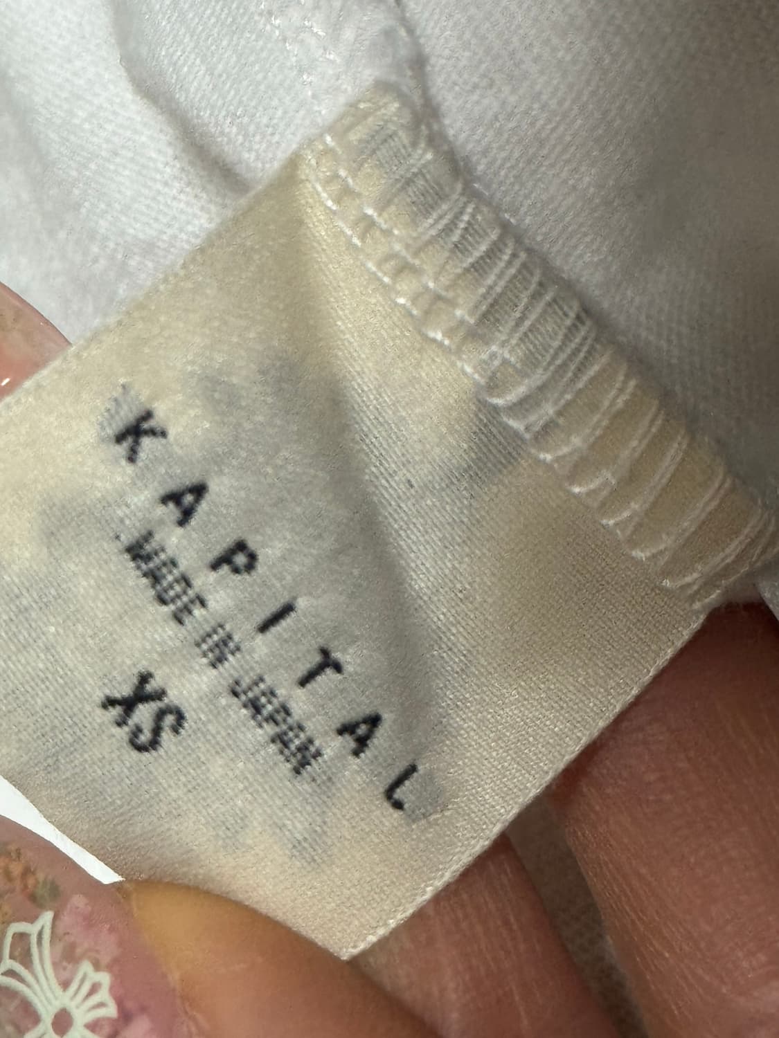 캐피탈 20 콘초 벨트 크루 반팔 티셔츠 xs 상품이미지4