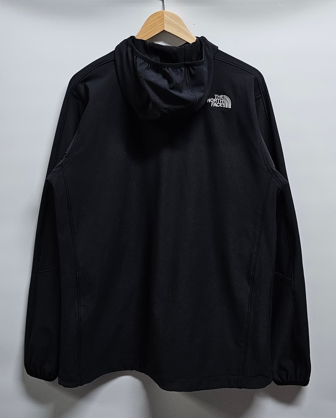 노스페이스 블랙 후드 소프트쉘 자켓 M 상품이미지2