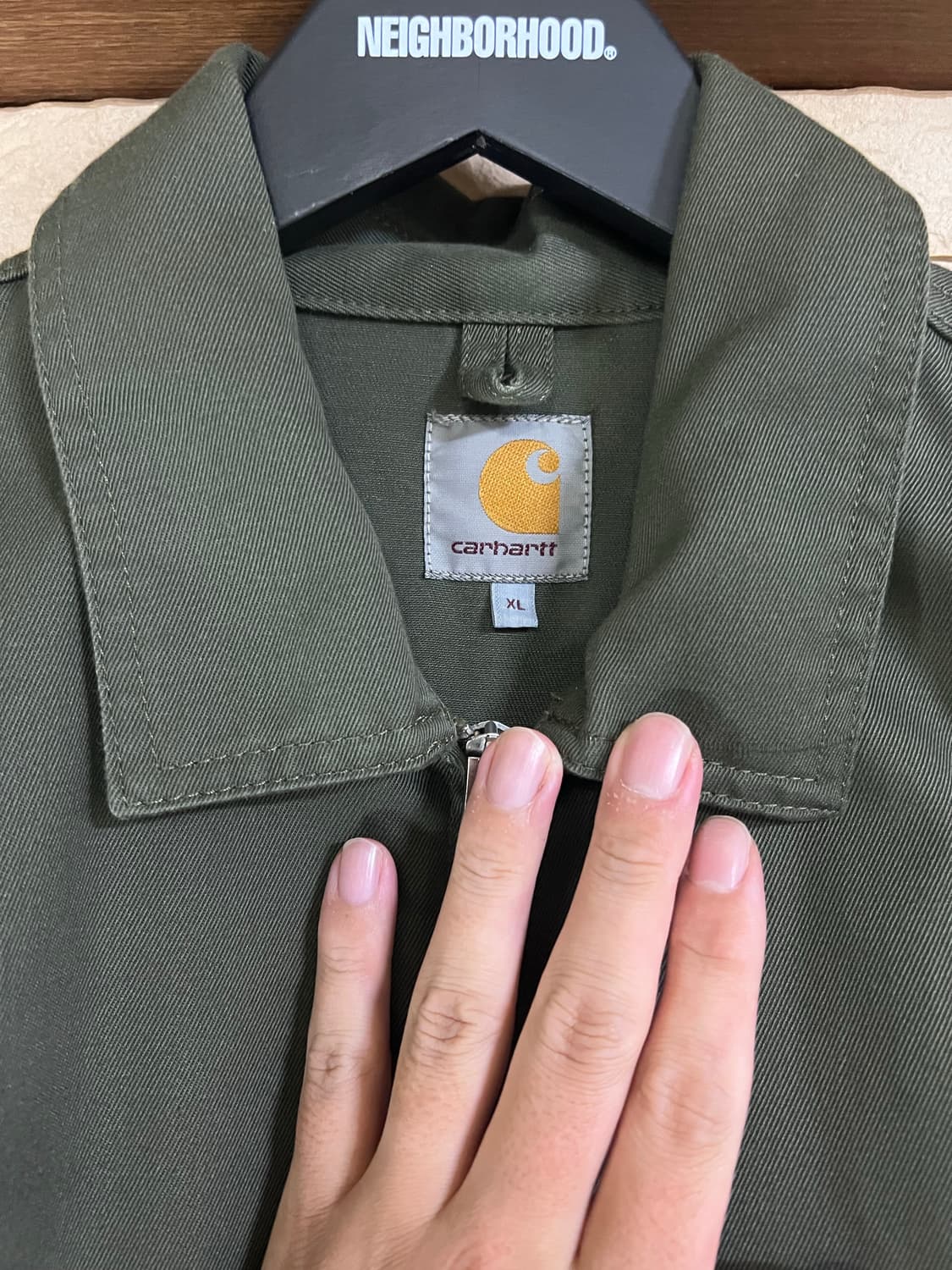 칼하트 워크자켓 카키 XL 상품이미지2