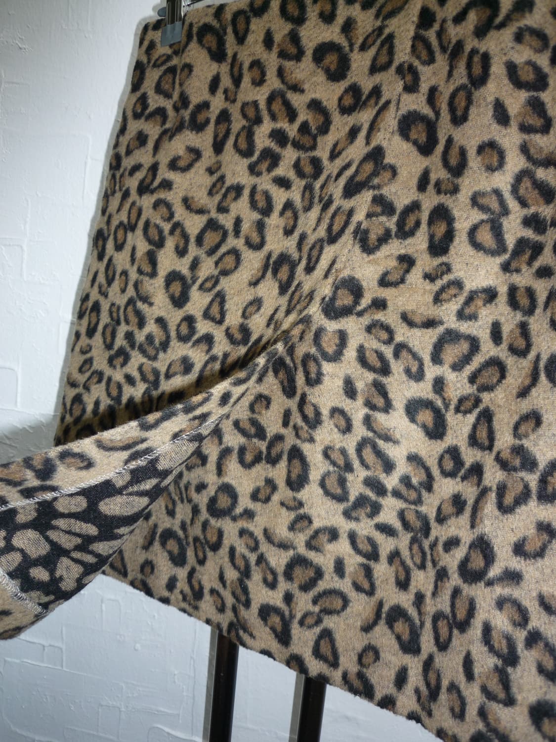Back zipped leopard skirt 상품이미지5
