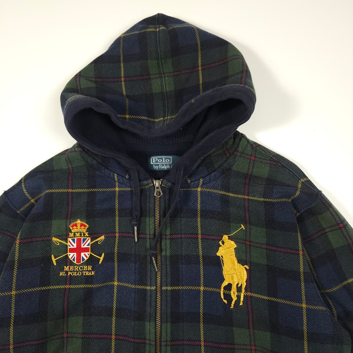 폴로 랄프로렌 빅포니 체크 후드집업  상품이미지2