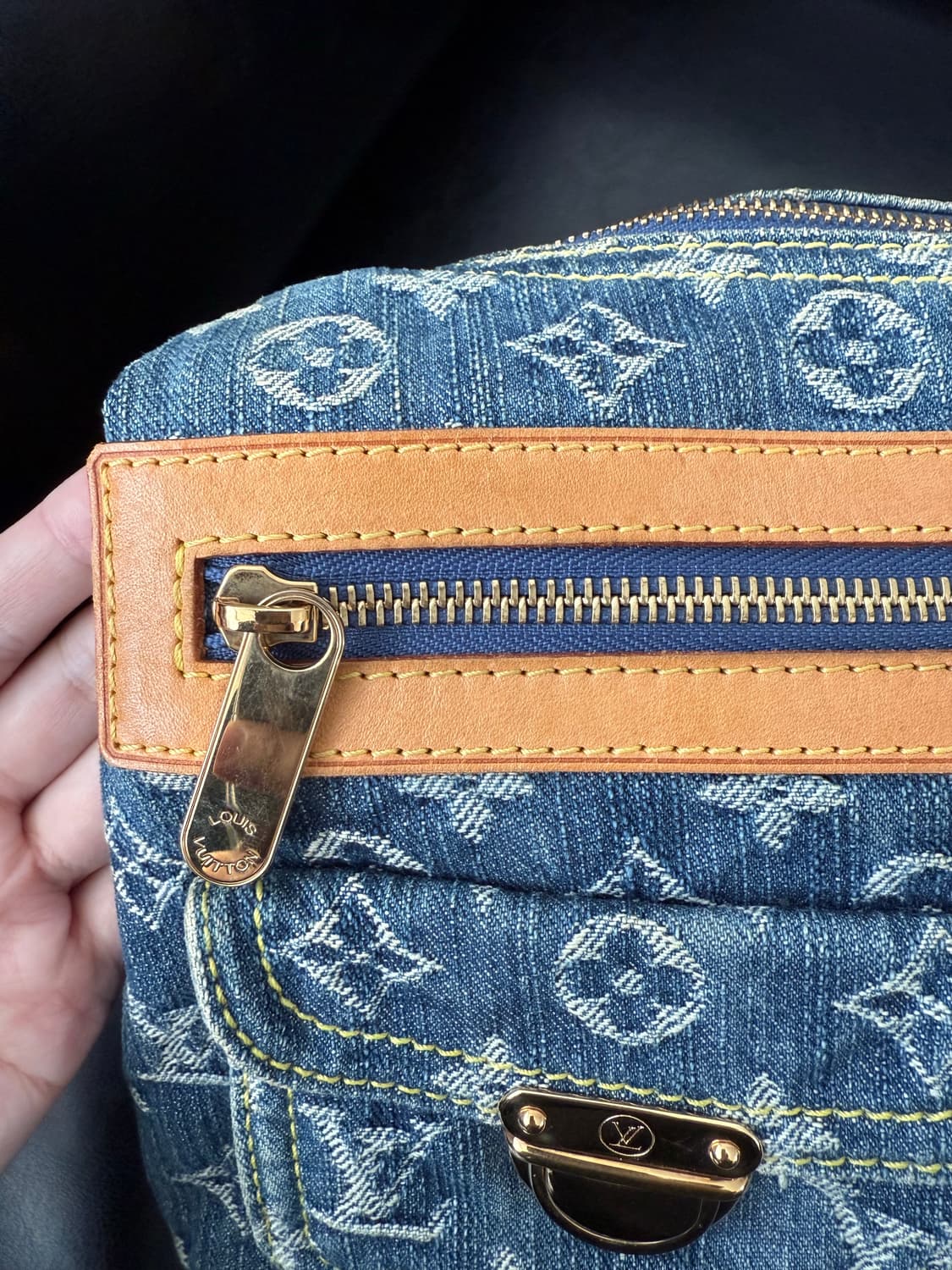 루이비통 데님 배기백 pm (감정서포함) 상품이미지6