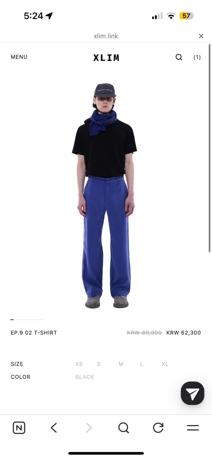 xlim EP.9 02 T-SHIRT 상품이미지1