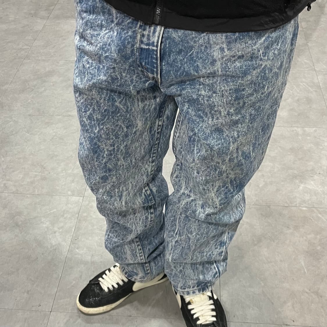 90s USA Levis506 워싱진 (37”) 상품이미지8