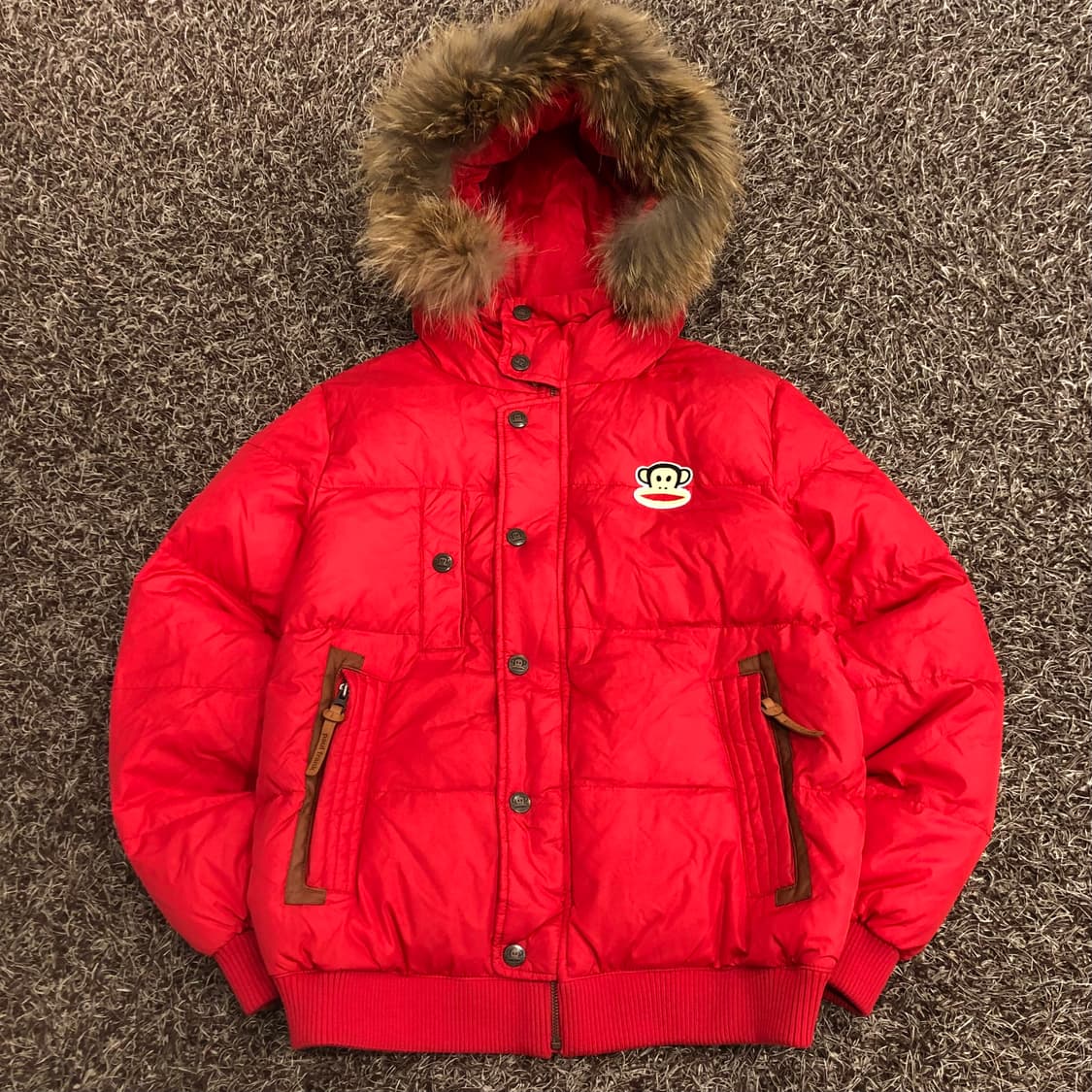 폴프랭크 덕다운 라쿤 패딩 상품이미지1