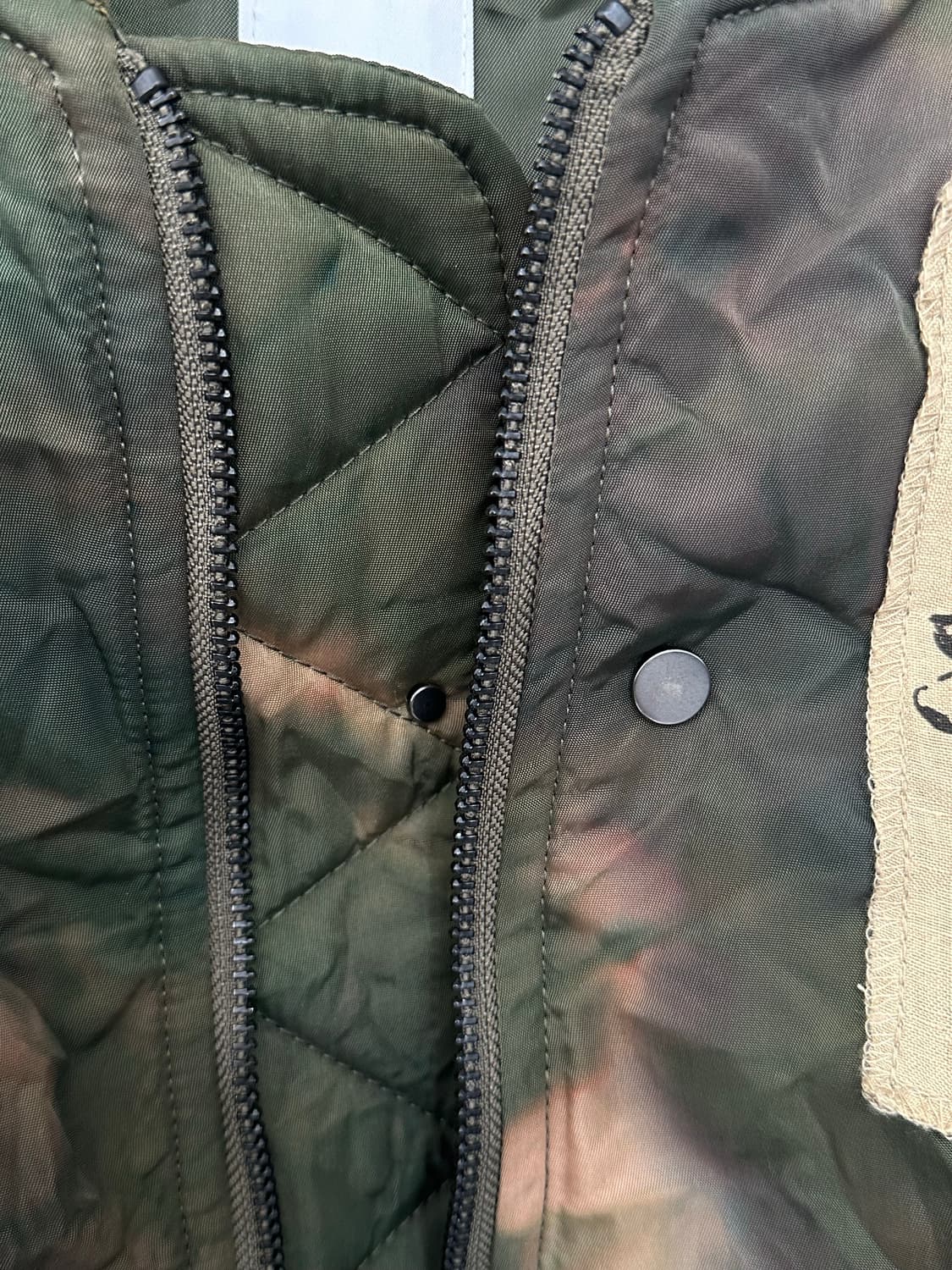[M]사스콰치패브릭스 패치워크 베스트 상품이미지5