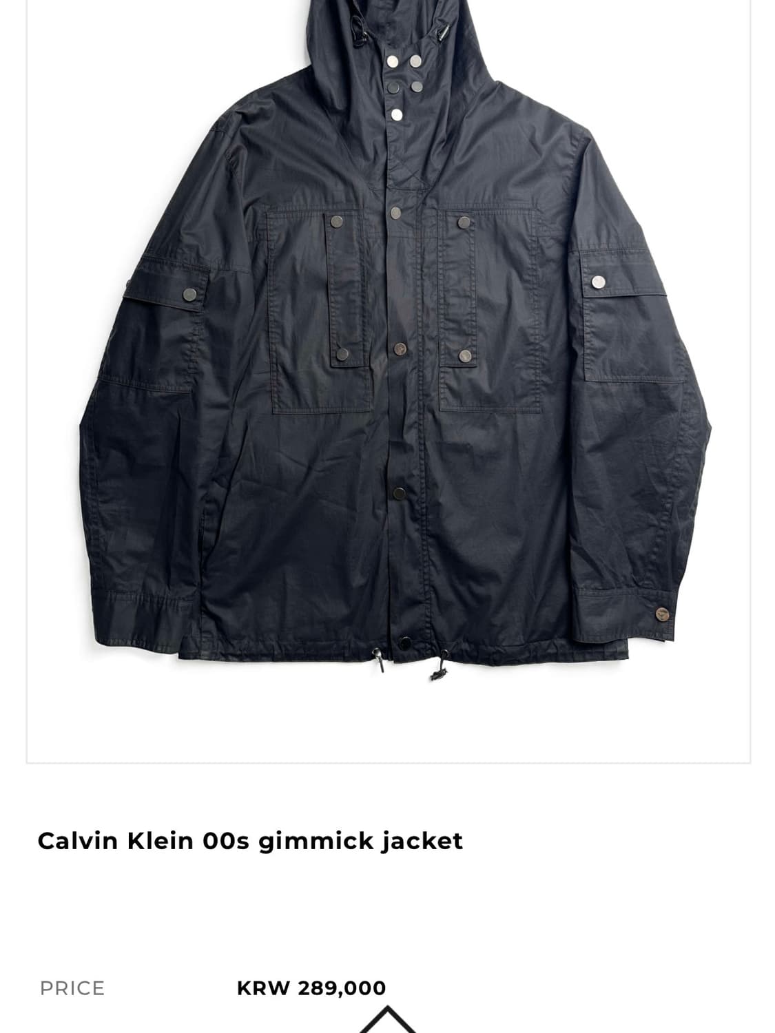 Calvin klein 00's 기믹 자켓 상품이미지10