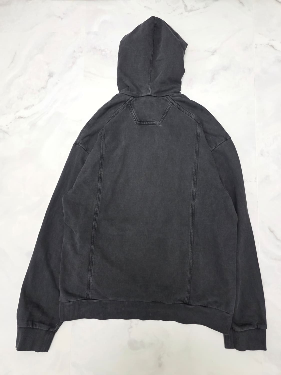 JUUN.J 준지 워싱 블랙 후드티 100~105 (FW2024) 상품이미지6