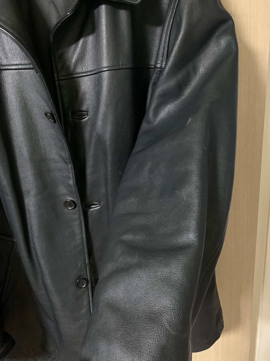 올드 갭 레더 가죽 카 코트 L 상품이미지4