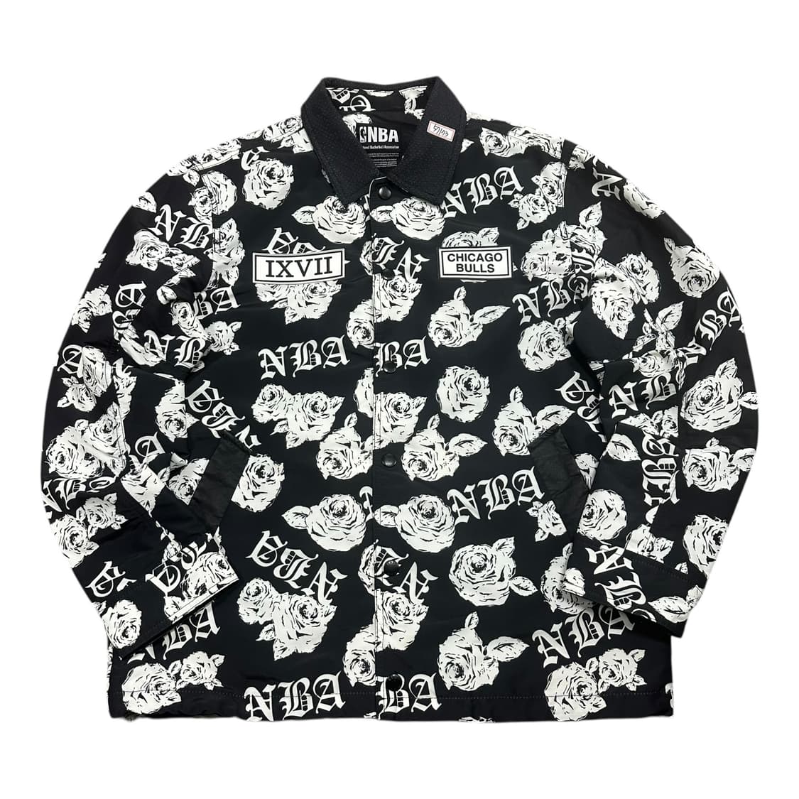 ✨ (바배) NBA 장미 모노그램 시카고 불스 코치 자켓  상품이미지1