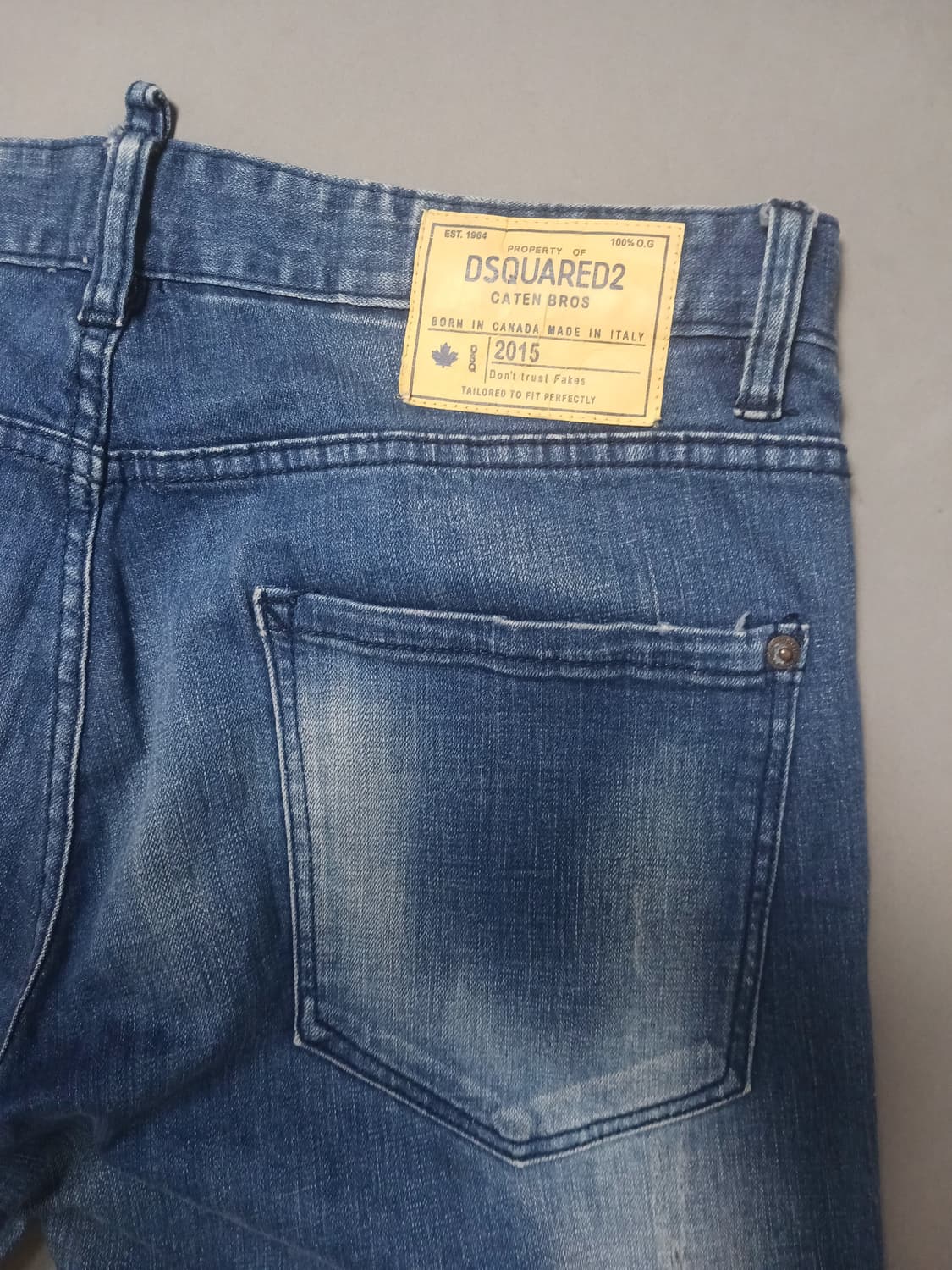 [50] 디스퀘어드2 블루워싱 레귤러진 청바지 34 35 상품이미지10