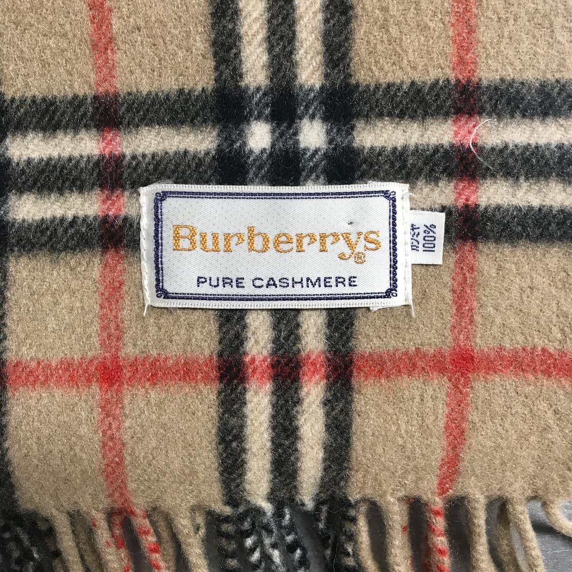 버버리 정품 캐시미어 머플러 베이지 상품이미지3