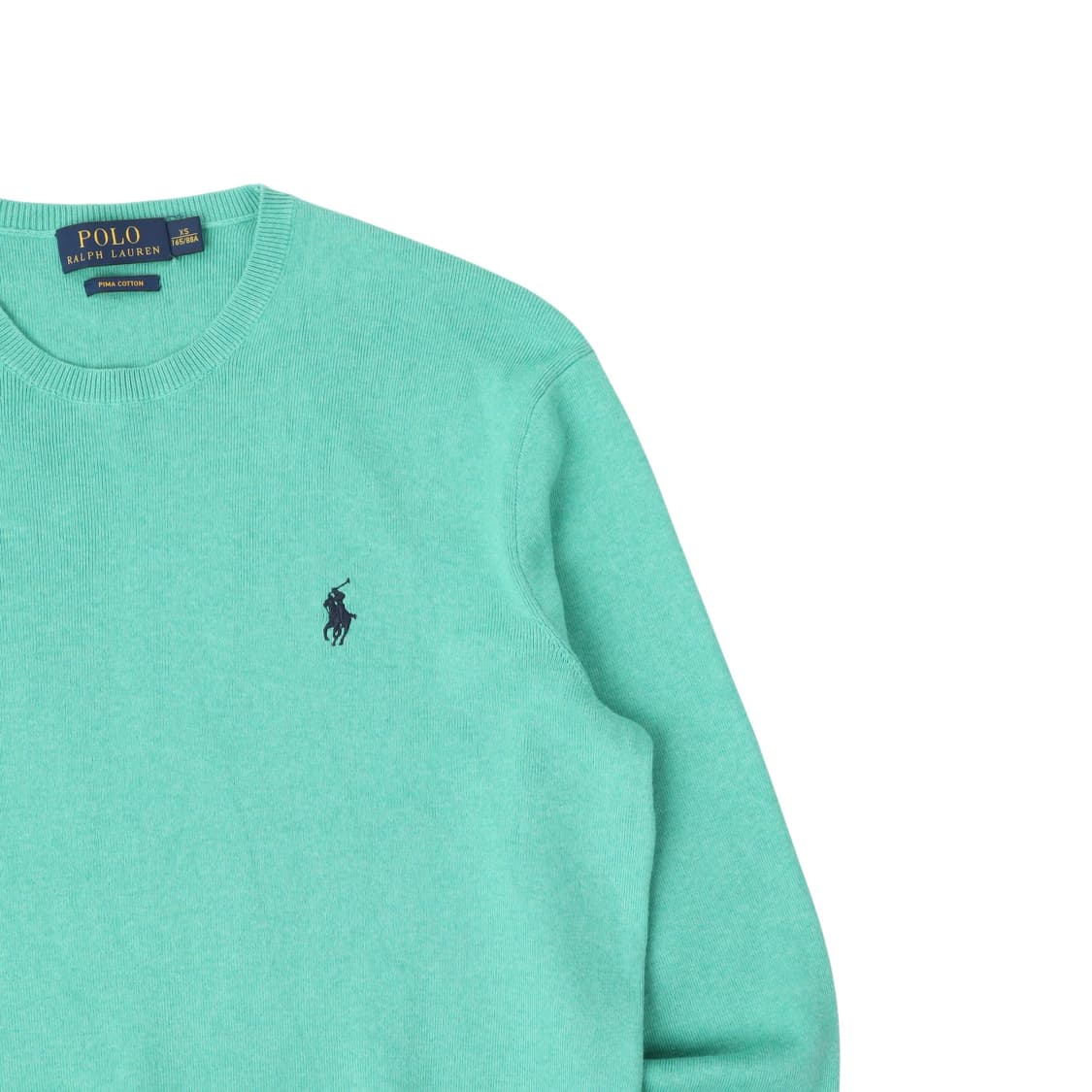 폴로 랄프로렌 민트 피마코튼 라운드 니트 상품이미지3