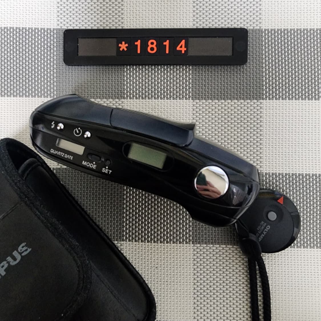 올림푸스 뮤 1 블랙바디 필름카메라 리모컨 파우치포함 상품이미지3