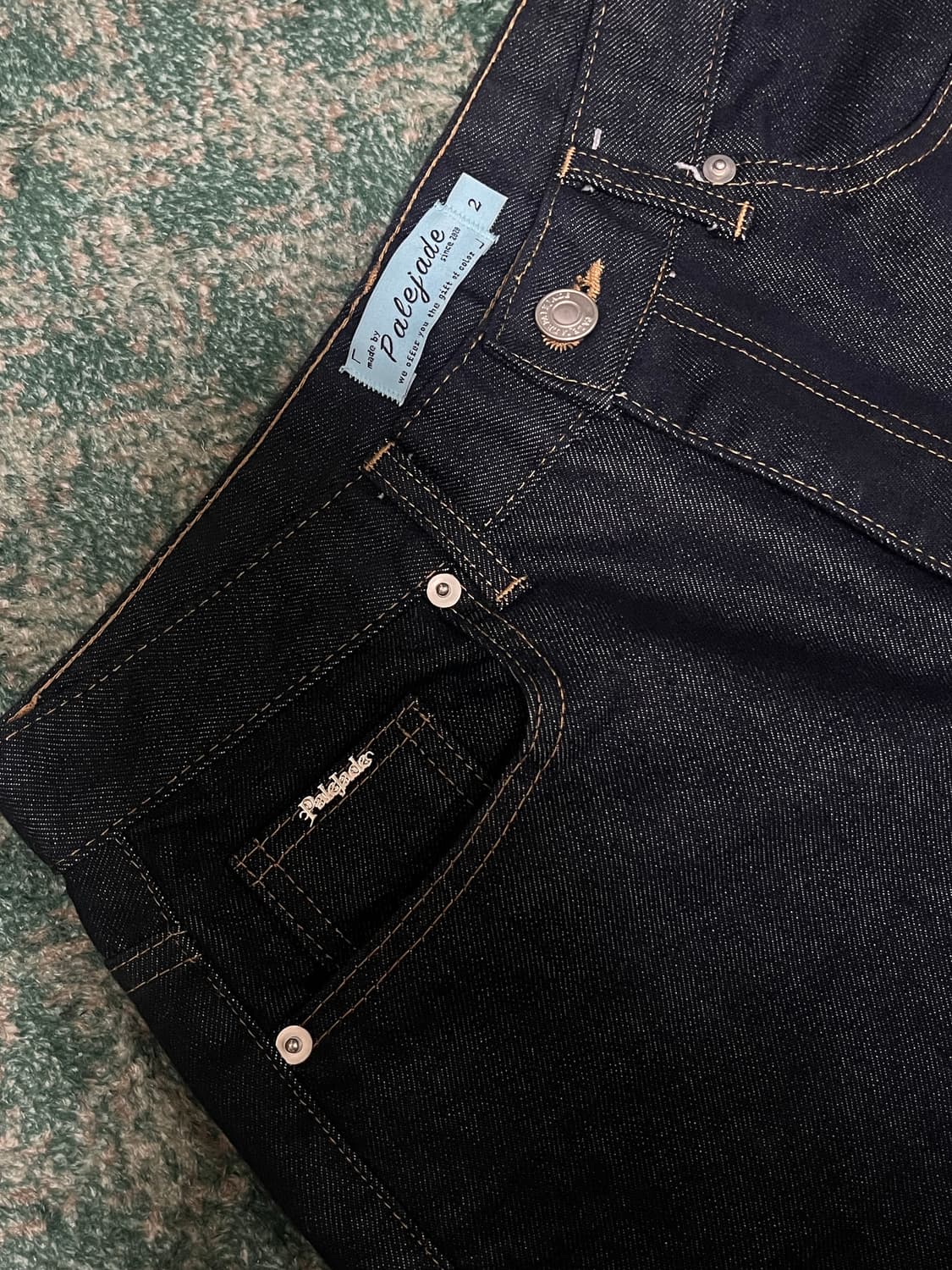 페일제이드 논페이드 생지데님 사이즈2 상품이미지5