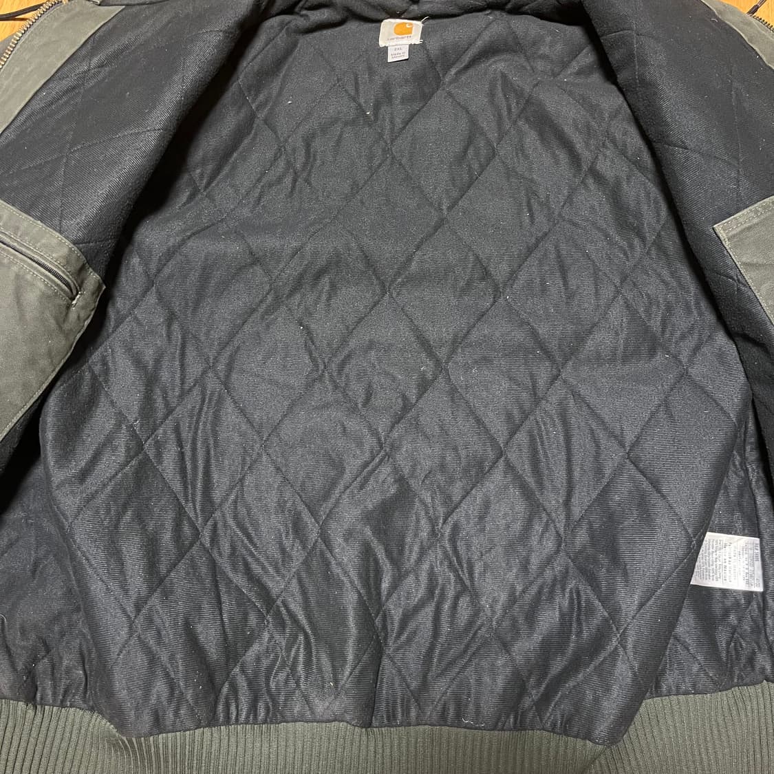 [XXL] 칼하트 J130 덕 액티브 자켓 MOS 모스 그린 상품이미지4