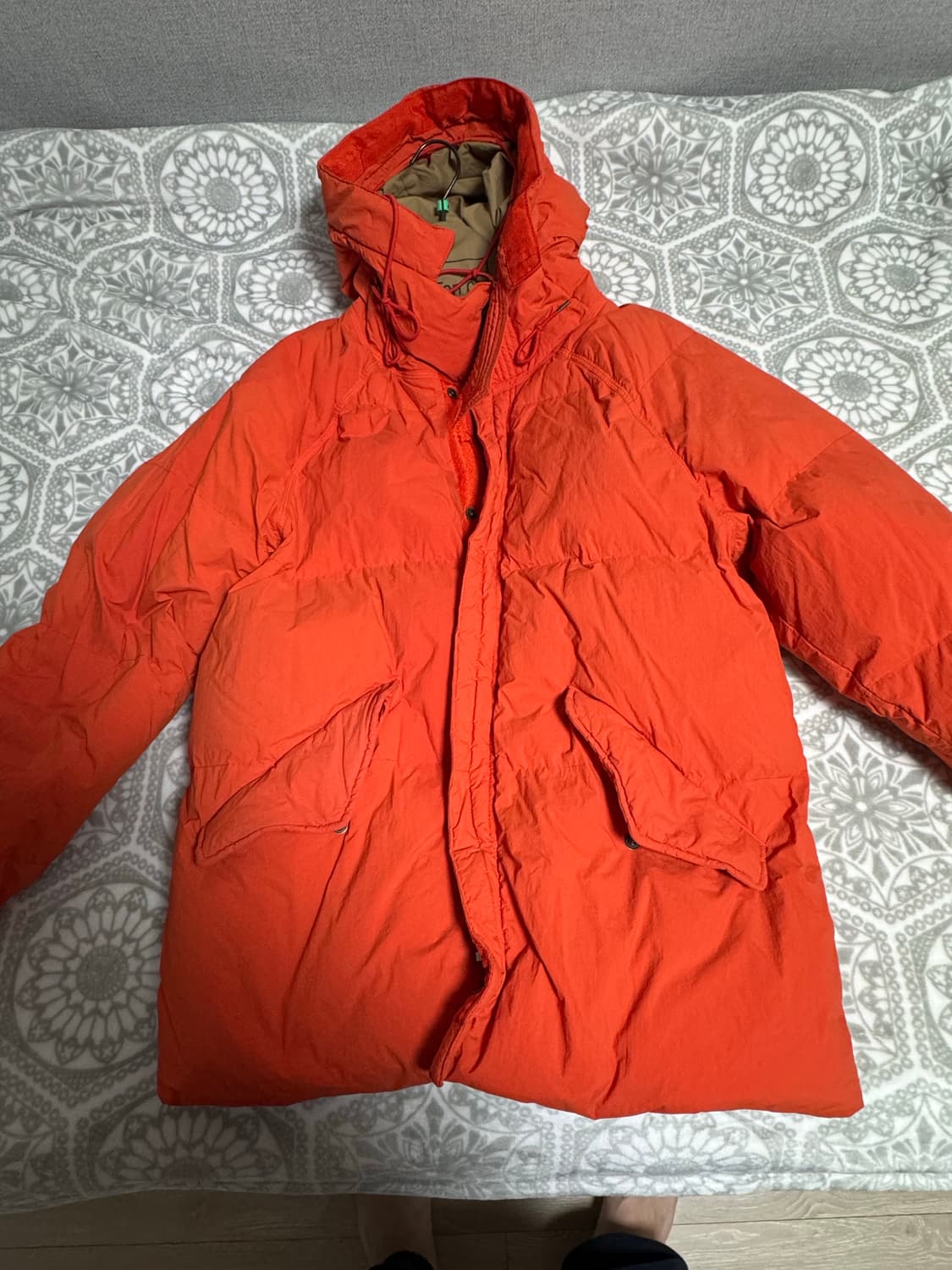 Ten c artic down parka orange 46size 상품이미지3