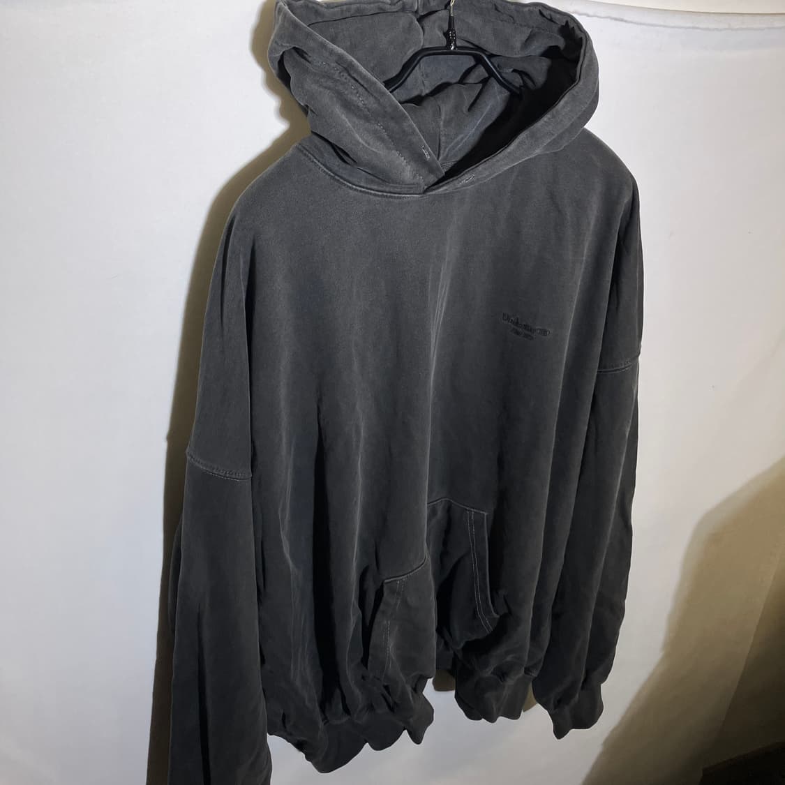 2)언더마이카 피그먼트 오버핏 후드티 상품이미지1