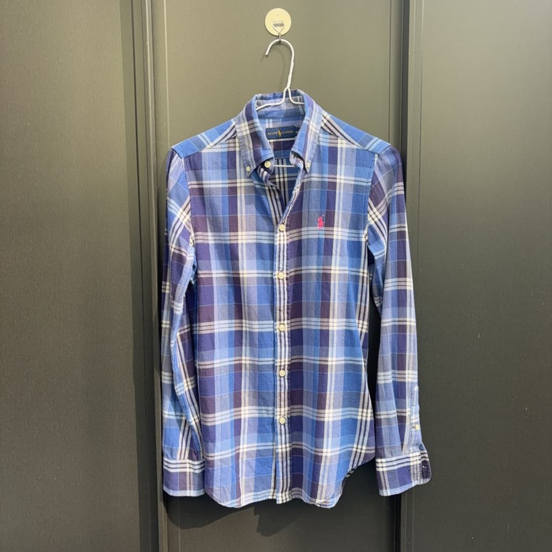 폴로 랄프로렌 핑크포니 체크 셔츠 2 P00024 상품이미지1