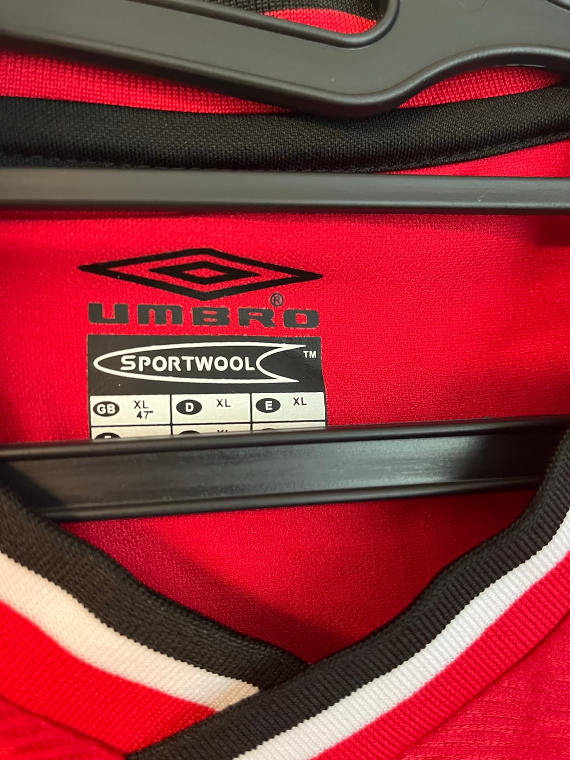 [XL]00-02 엄브로X맨체스터 유나이티드 홈 유니폼 보다폰 상품이미지6