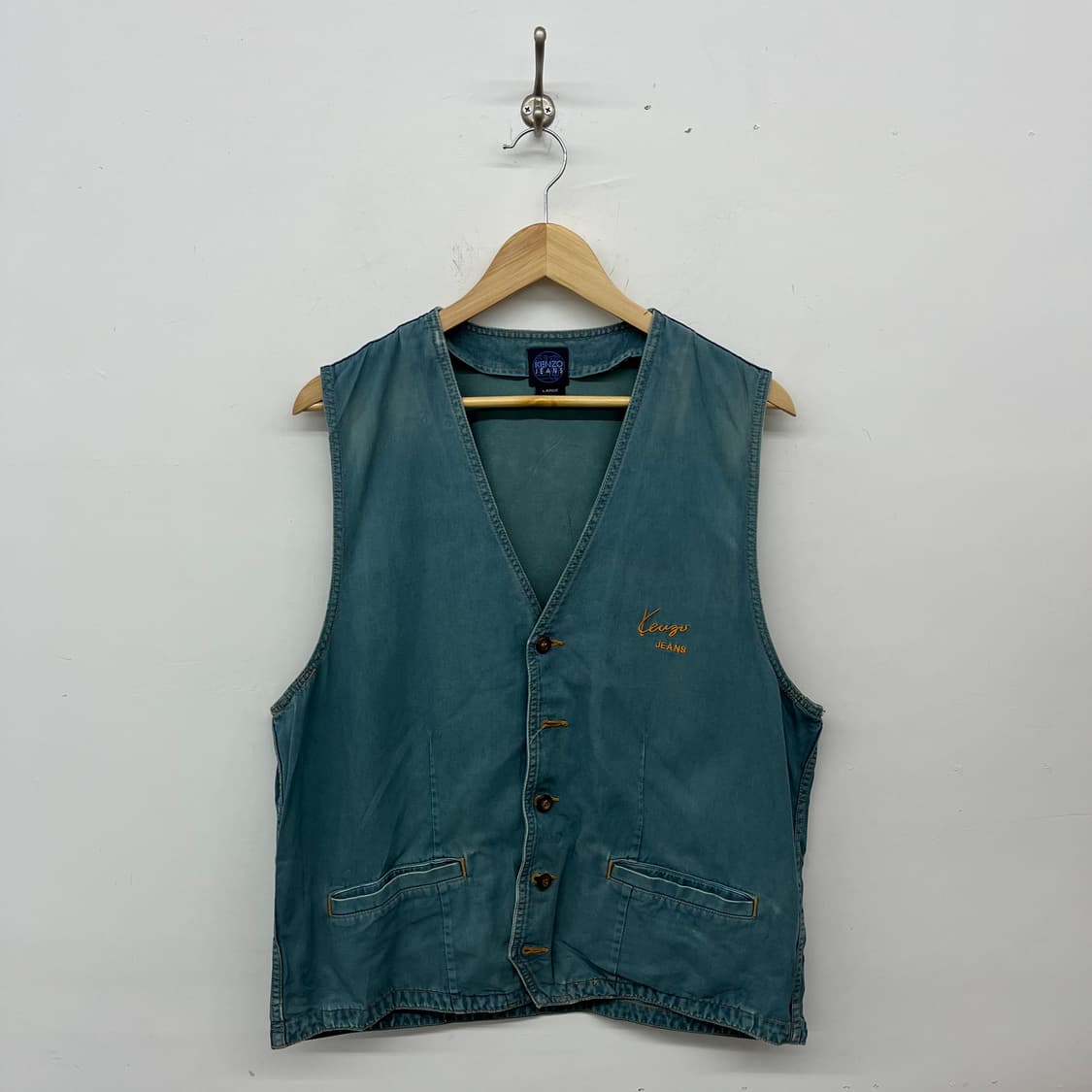 KENZO JEANS 빈티지 데님 조끼 여성L 상품이미지1