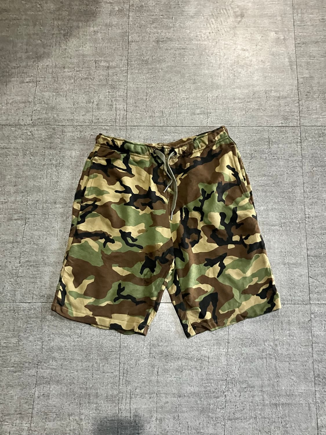 Gu 구 올드스쿨스트릿 밀리터리 카모 하프팬츠 반바지 상품이미지1