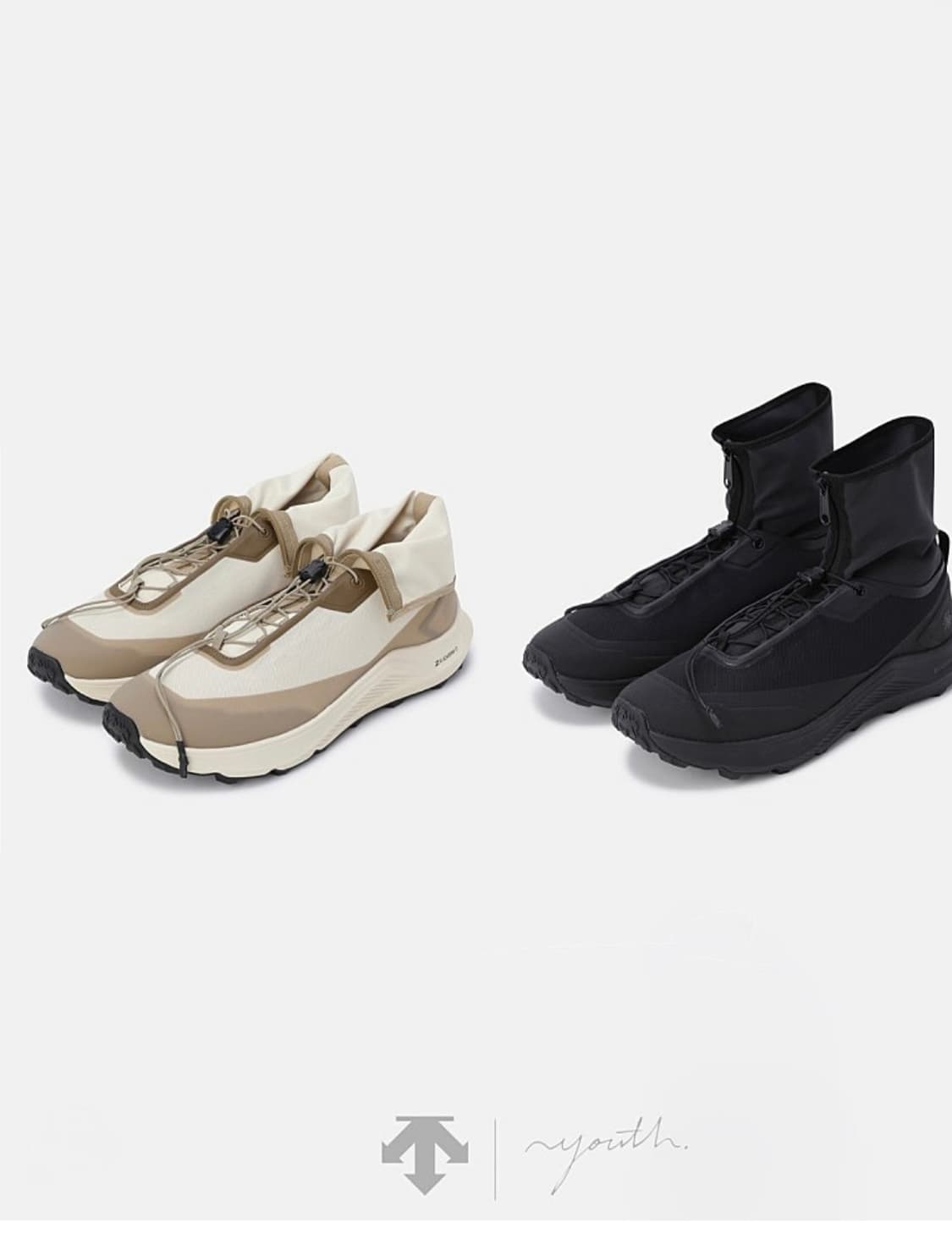 유스 데상트 shirt trail beige,black 260 상품이미지1