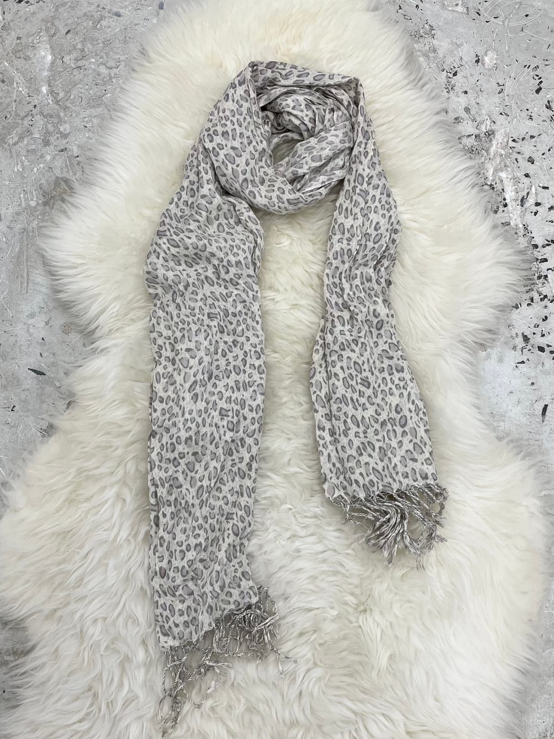 레오파드 코지 머플러  상품이미지3