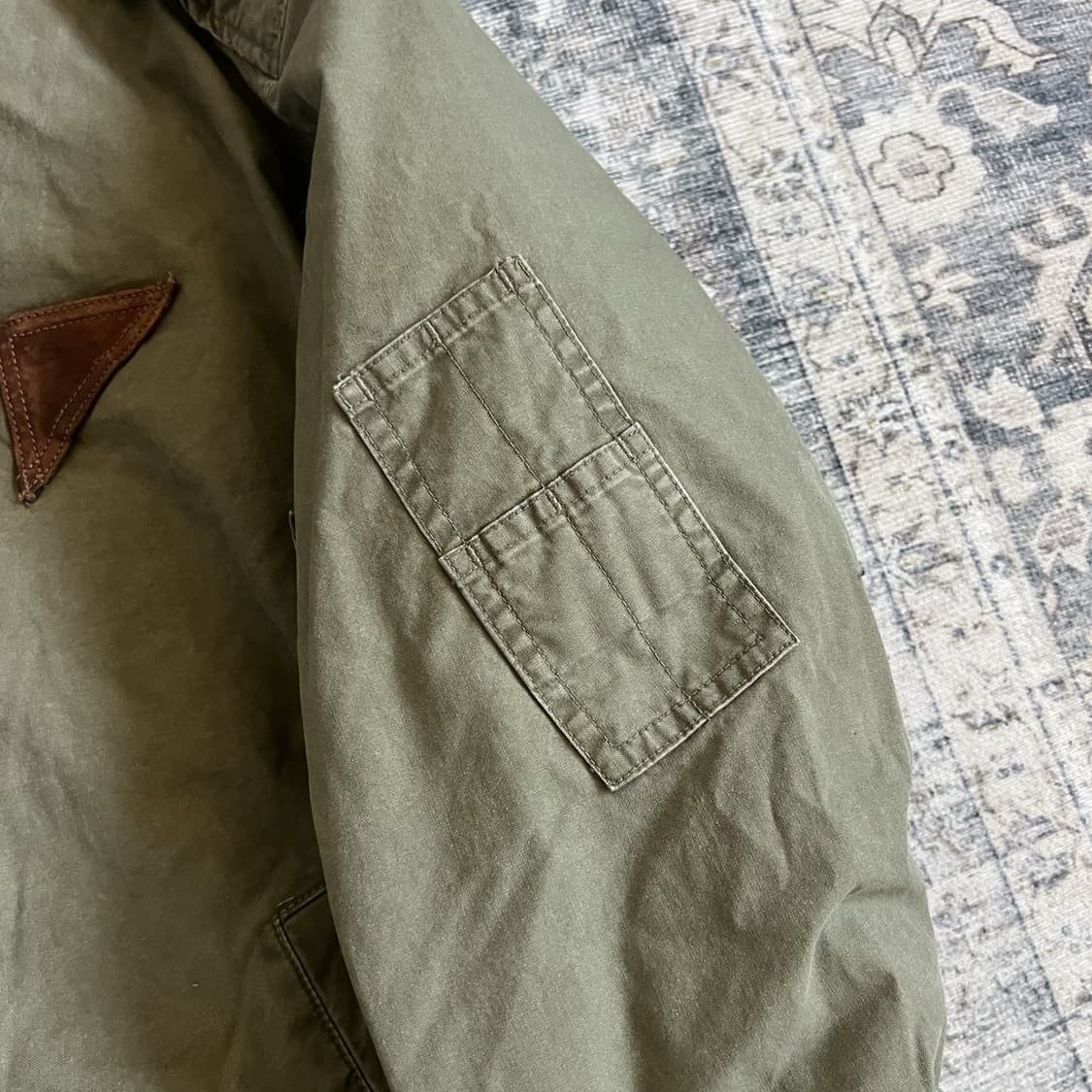 (새제품)폴로 랄프로렌 b-15 시어링 칼라 다운 봄버 상품이미지8