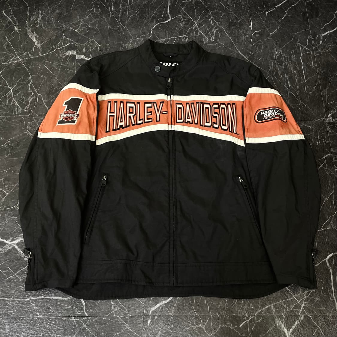 할리데이비슨 패치워크 레이싱 자켓 상품이미지7