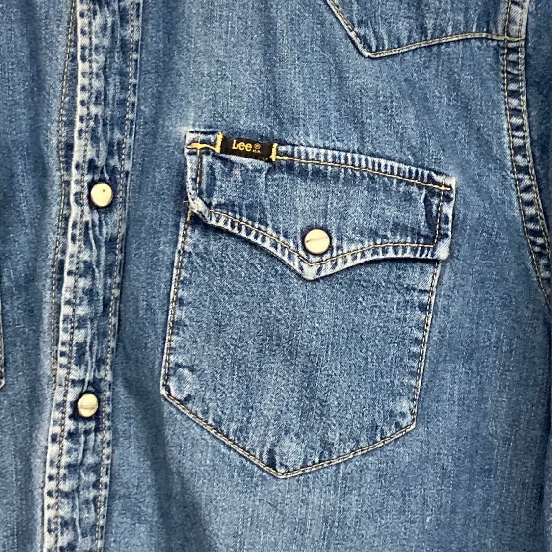 00‘s 리 웨스턴 데님셔츠 상품이미지4