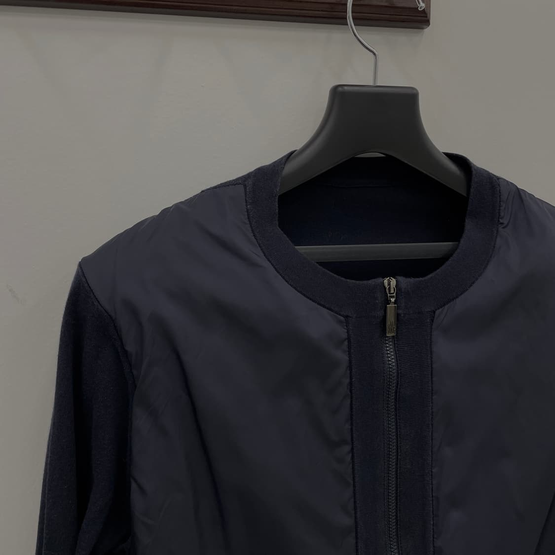 몽클레어 니트 투웨이 집업 블루종 자켓 상품이미지3