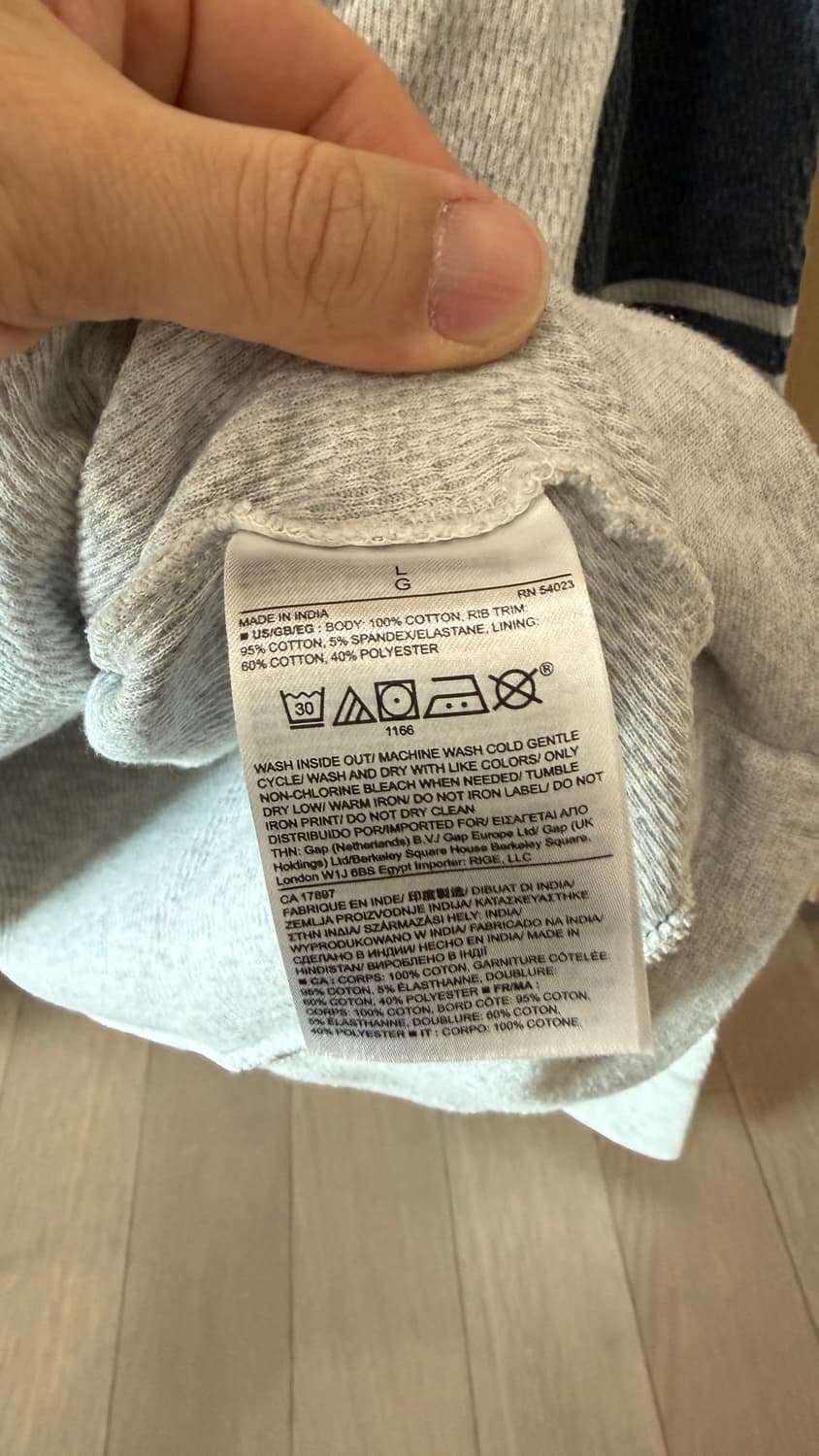 바나나 리퍼블릭 남성 후드티 L사이즈 상품이미지4