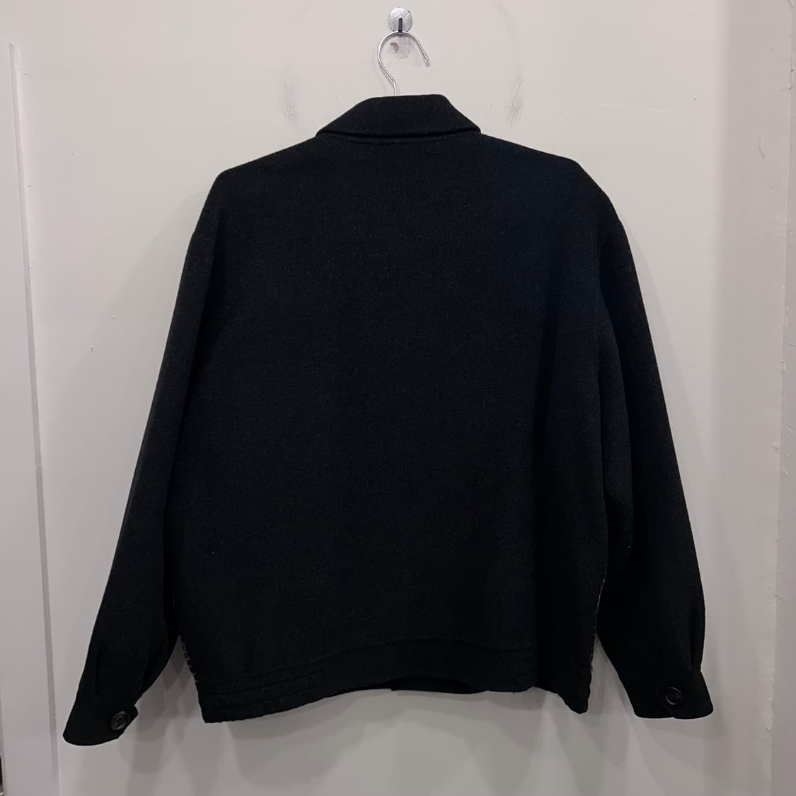 벌링턴 밀라노 울 패터닝 크롭 미니멀 자켓 상품이미지5