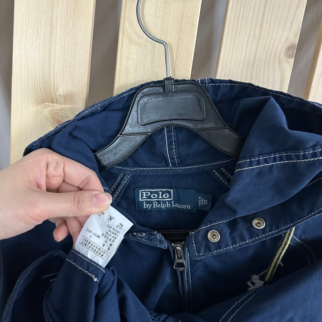 (S) 폴로 랄프로렌 스티치 빅포니 네이비 유틸리티 자켓 상품이미지5