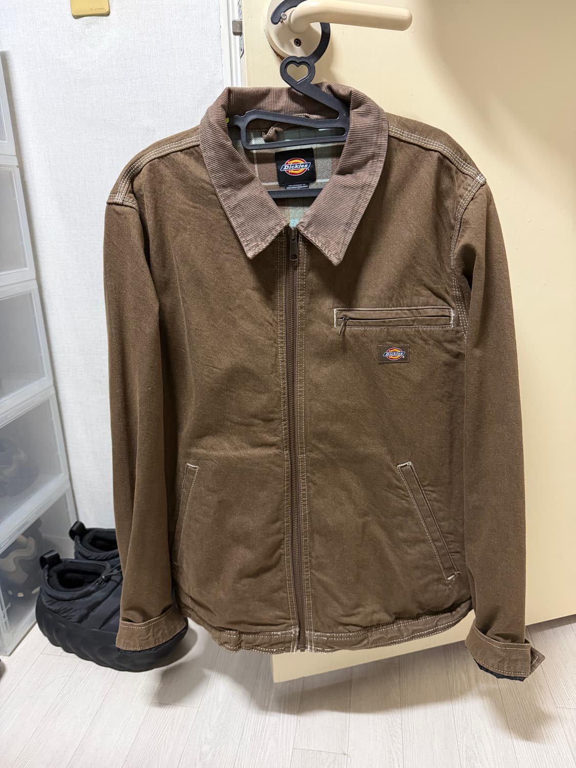 [XL] 디키즈 플란넬 라이닝 데님 워크자켓 상품이미지1