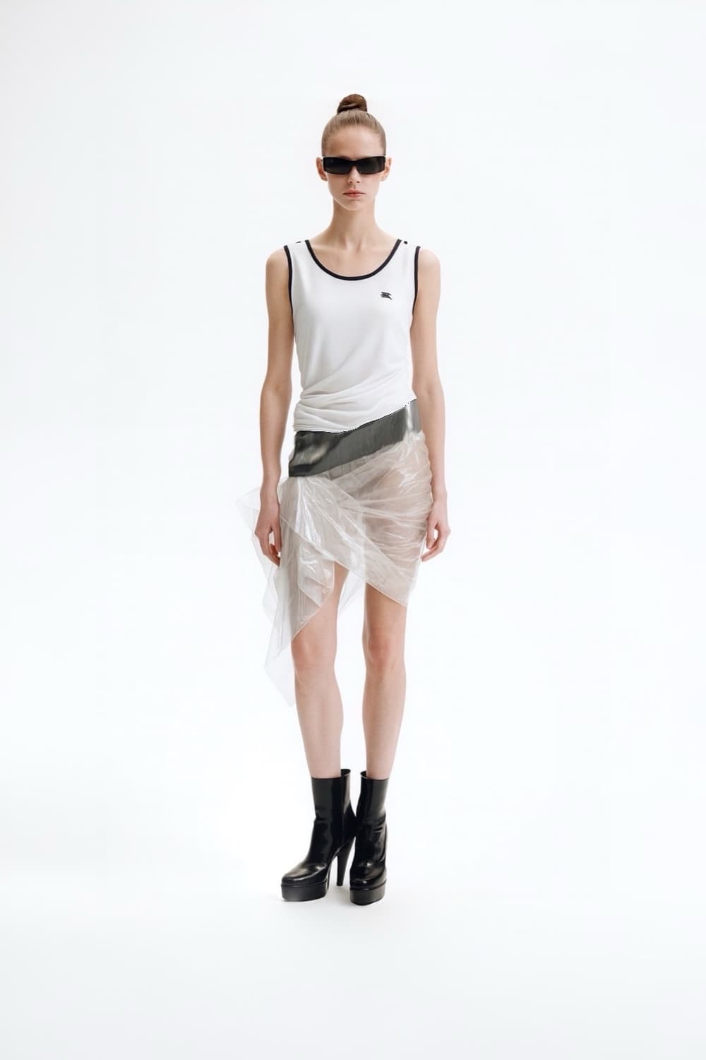 Burberry Sleeveless Shirring Top Reform 상품이미지4