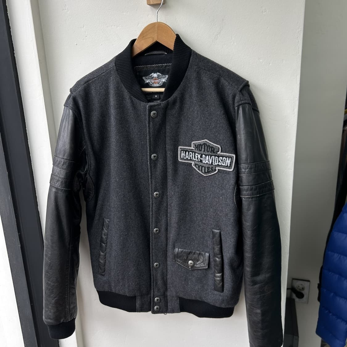 16008 - 할리데이비슨 카우레더 바시티 자켓 상품이미지2