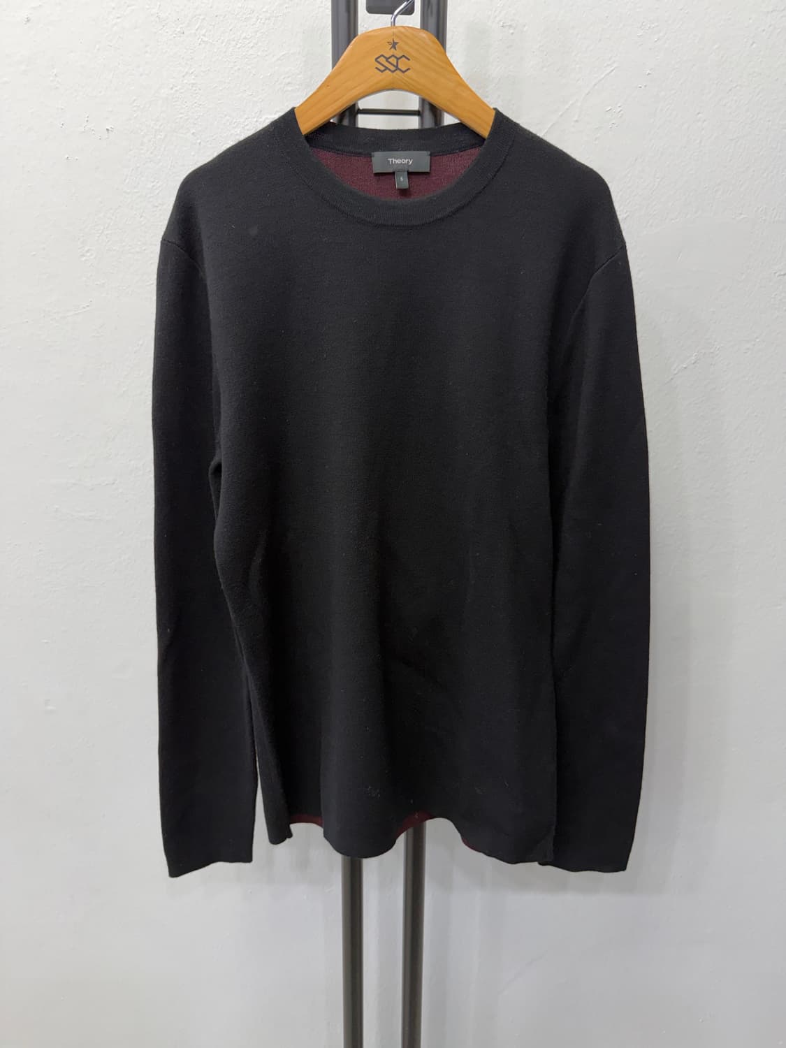 정품) 띠어리 블랙 남성 니트 S  상품이미지1