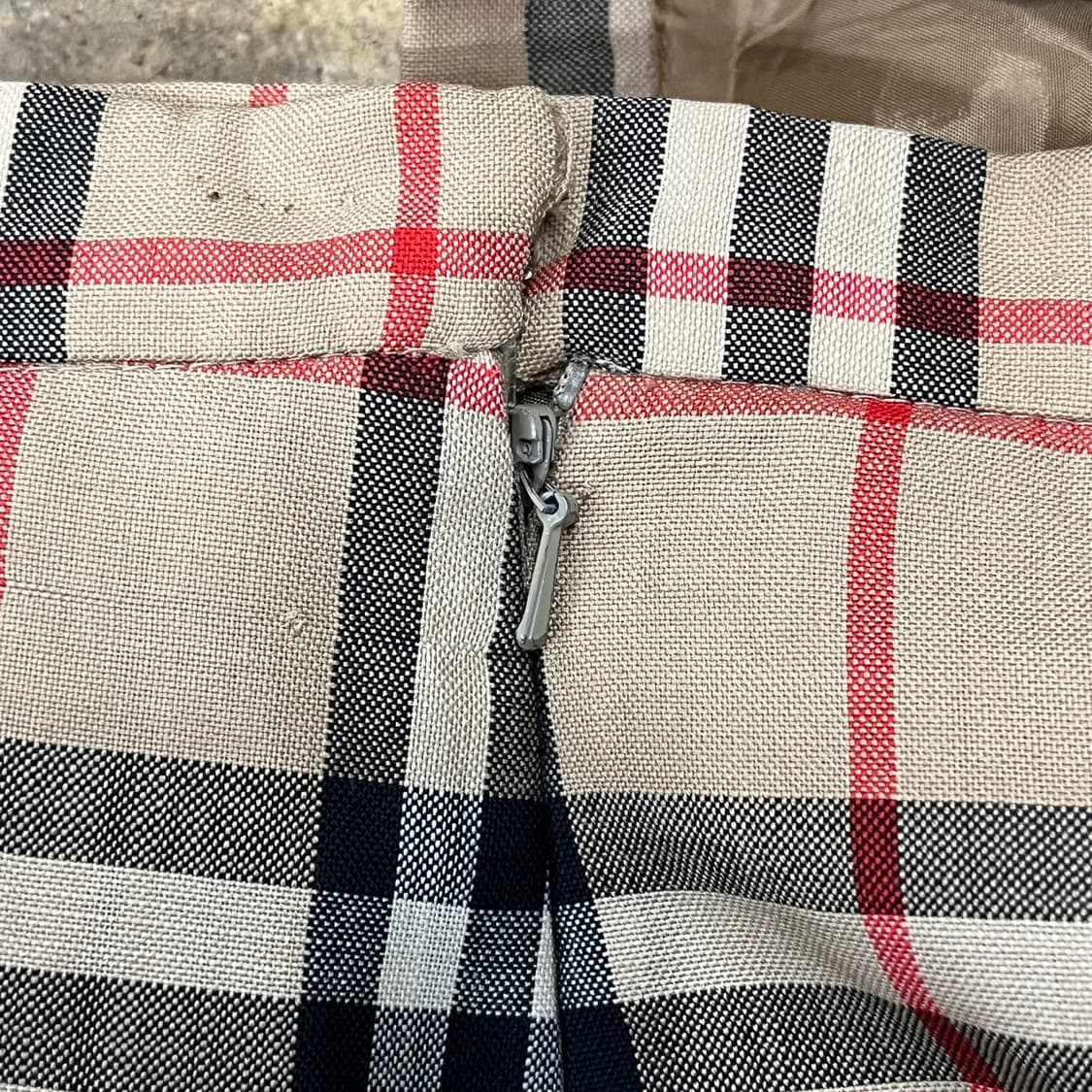 [정품] 버버리 체크 패턴 스커트 상품이미지5