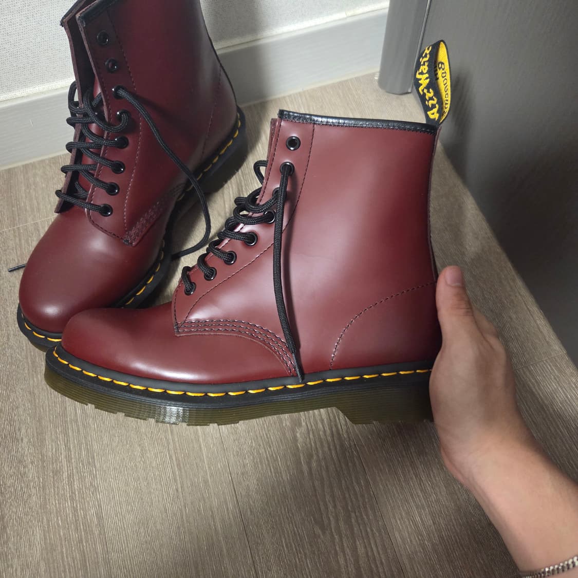 uk7) 닥터마틴 1460 체리레드  상품이미지1