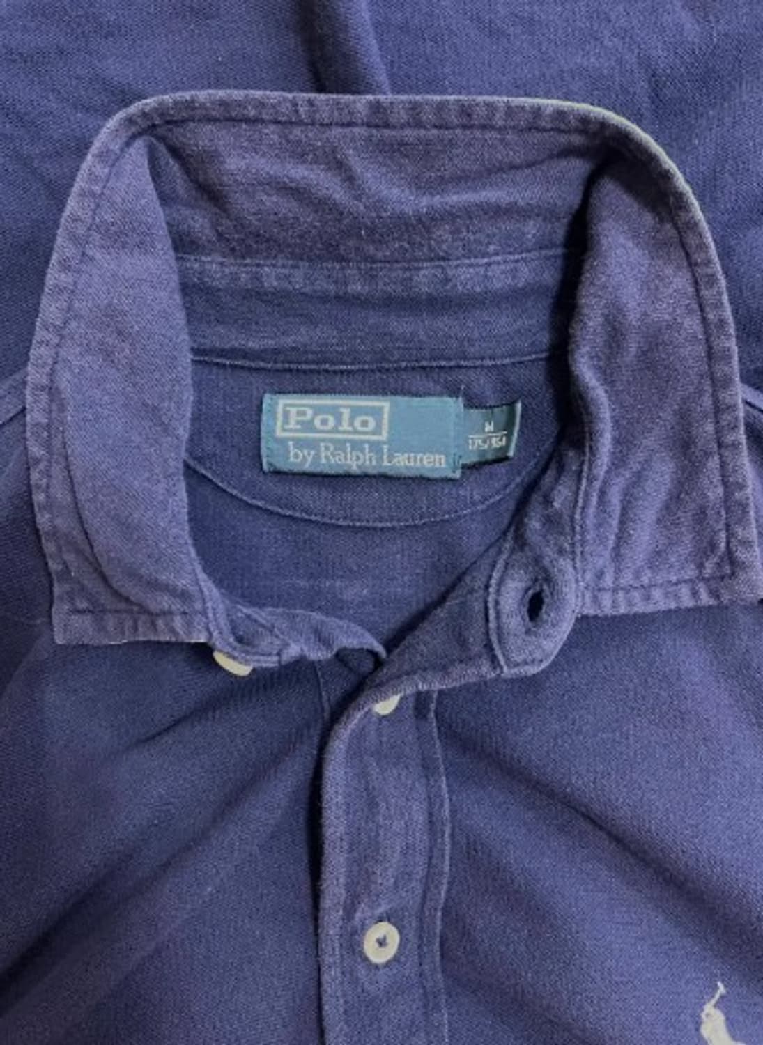 폴로랄프로렌 남성 네이비 PK카라반팔티셔츠 M 상품이미지4
