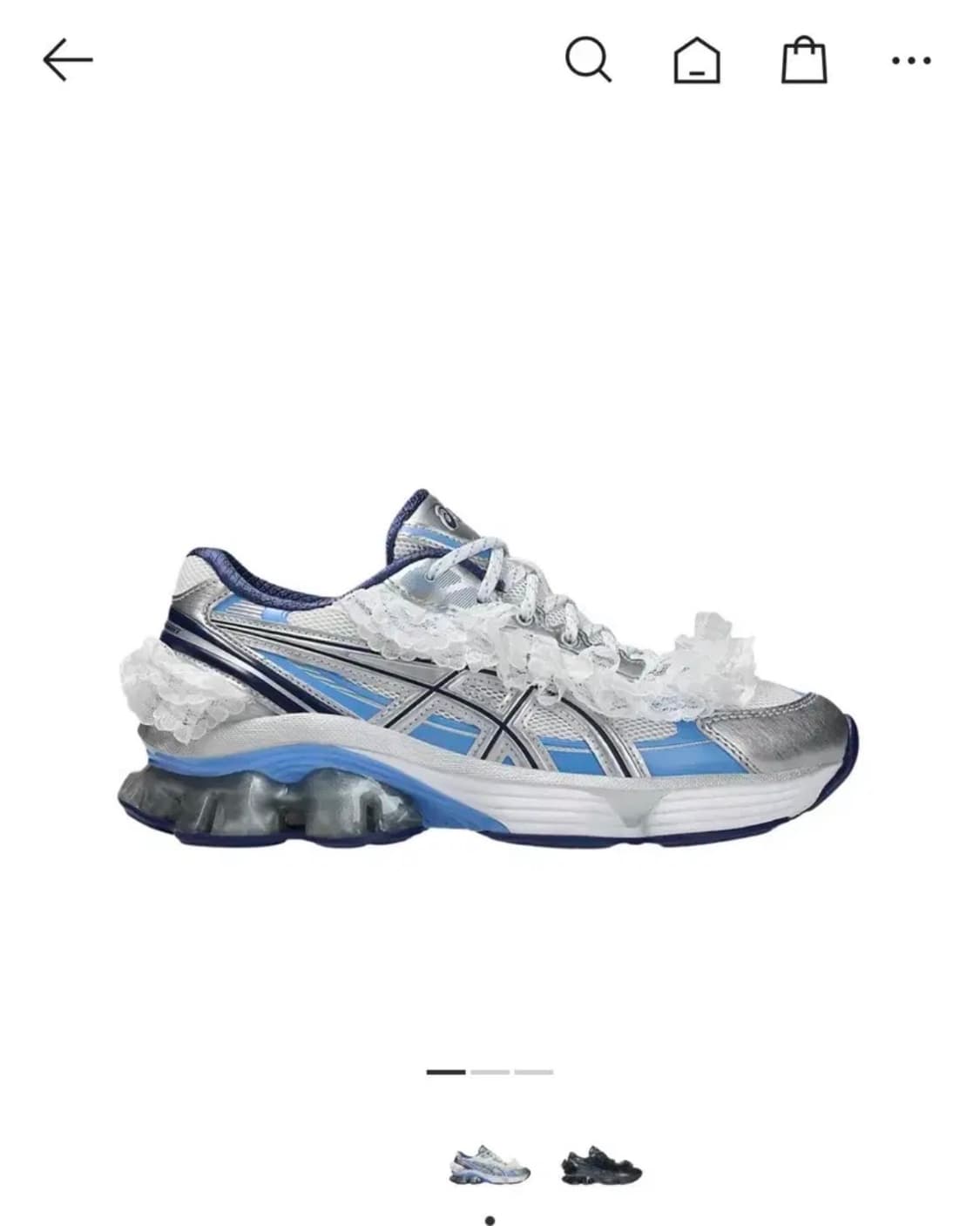 235)아식스x슈슈통 젤 키네틱 플루언트 화이트 상품이미지1